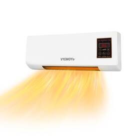 Twohhacc 717352360477 Wall Heater 1400w Electric Space Heaters For Indoor Use Ptc Ceramic 3s Fast