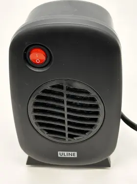 H-11500bl U-line -11500 Uline Portable Desktop Heater-black #h-11500bl Manual/ Auto Overheat Control