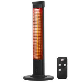 Uimoso T16-gr15d 1500w Electric Infrared Space Heater With Remote And Adjustable Speeds