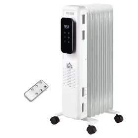 Us01-820260v80 Uirio 1500w Indoor Radiator Electric Space Heater 3 Modes With Remote Wheels Portable