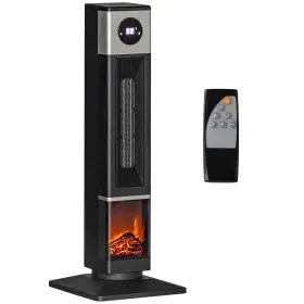 Us01-820412v80bk Uirio 31 Inch Oscillation Electric Space Heater Portable For Indoor Remote Control 1400w