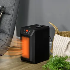 Us02-820359v80bk Uirio Space Heater For Indoor With Thermostat 3 Modes Remote Timer 1500w