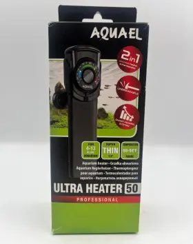 Ultra 828804000466 Aquael 2 In 1 Electronic Heater And Thermometer-brand New