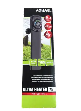 Ultra 828804000473 Aquael 2 In 1 Aquarium Tank Heater 75 Watt - New Box Free Shipping