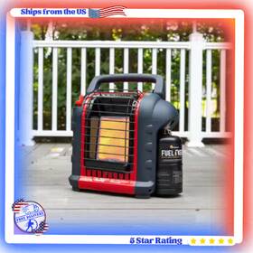 Unbanded 445057542579 Portable Buddy 9 000 Btu Radiant Propane Indoor And Outdoor Space Heater In Red