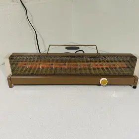 E-36081 Underwriters Laboratories Rare Vtg Electric Baseboard Heater Works Great