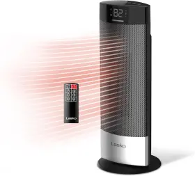 Ct18950 Unique Ellipse Ceramic Tower Heater For Home With Tipover Switch Child Lock Digital D