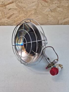 Unsure Zp080e5c9 Propane Tank Top Radiant Heater Head Single Burner Defective....... See Video