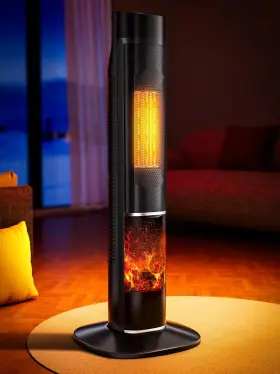 1500w Uthfy 774882974659 32in Space Heater For Large Room Portable Electric Fireplace Heaters Fo