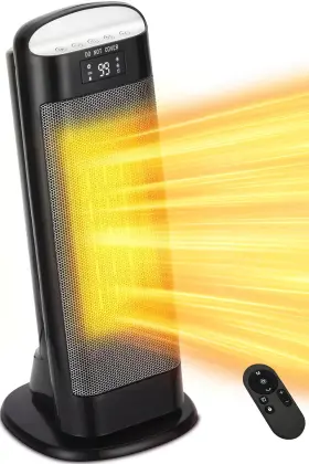 Hpc-f2012yl Uthfy Space Heaters For Indoor Use 19 Inch Room Heater Bedroom With Remote 1500w