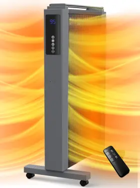 Hy-02-15r Uthfy Space Heaters For Indoor Use 1500w Quiet Mica Panel Heater Large Room