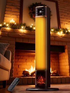 Uthfy Qn803r Space Heater For Indoor Use Large Room With 3d Flame Effect 1500w