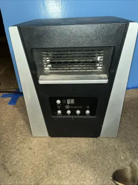 4969025 Utilitech Infrared Cabinet Indoor Electric Space Heater Remote And Thermostat New