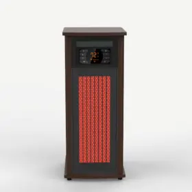4969026 Utilitech Up To 1500-watt Infrared Tower Indoor Electric Space Heater With Therm