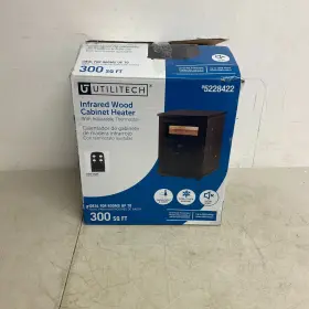 5228422 Utilitech Infrared Wood Cabinet Heater With Adjustable Thermometer Model