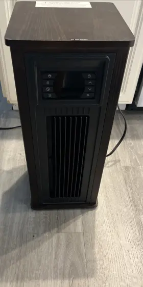 4969062 Utilitech 971358490512 1500 Watt Infrared Tower #4969062 Electric Space Heater With Thermostat