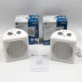 Bns-15jw Utilitech Fan-forced Heater 1500w Portable Lot Of 2