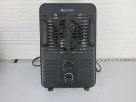 Bns-15u Utilitech Milkhouse Style Electric Fan-forced Space Heater 1500 Watts Black