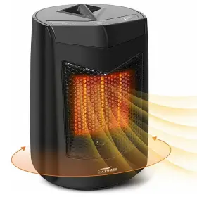 H-921 Vacpower 800w Ceramic Portable Space Heater With 50-degree Oscillation For Indoo