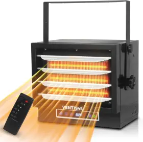 G-7500w Ventisol 7500w Electric Garage Heater 240v Digital Ceiling Mounted Shop