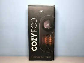 500w Venty 860011698449 Cozy Pod Portable Plug-in Heater With Remote New And Sealed