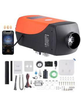 Vevor 744759393982 Bluetooth App Control Diesel Air Heater 17 060 Btu 12v 5kw Other Fuel Type Space