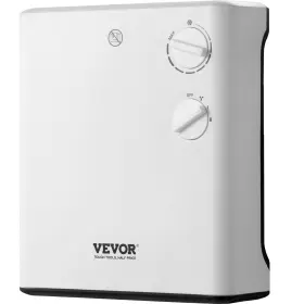 1500w Vevor 840349961200 Electric Wall Heater Small Space Heaters With Knob Adjustment