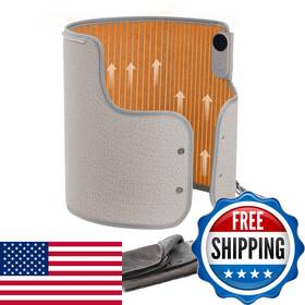 Vevor B0fmnwb377 Under Desk Space Heaterrollable Foot Warmer Portable For Homeofficetimer