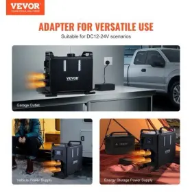 Cyjrqddkls8kos4h9v1 Vevor Diesel Air Heater 12v/24v 8kw Bluetooth App Control Vehicles