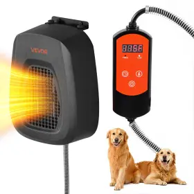 Hf-04 Vevor Dog House Heater 800w Pet With Anti-bite Cord And 24h Timer