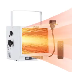 Hs1248-08e Vevor Electric Garage Heater 4800w With Remote Control Ceiling For Workshop