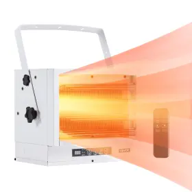 Hs1285-08e Vevor Electric Garage Heater 8500w With Remote Control Ceiling For Workshop