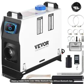 Zm8003 Vevor Diesel Air Heater All-in-one 12v 8kw Lcd Remote Control For Car Rv Indoors
