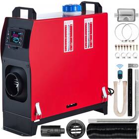 Vevor Zp-l5000 5kw Diesel Air Heater All In One 12v Parking Silencer - Red