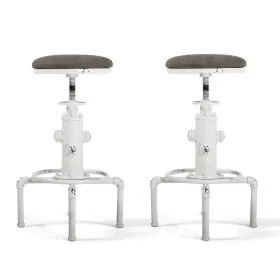 Fs-11-s Victorinox Topower Antique Vintage Industrial Barstool Pu Leather Water Pipe Fire Hydran
