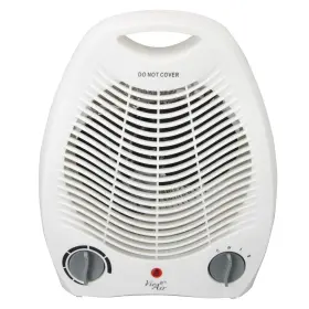 1500w Vie Air 602573378342 Portable 2-settings Fan Heater With Adjustable Thermostat White