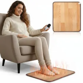 Anb-vihose-45193 Vihose Pvc 110v Heated Floor Mat Heater For Foot Carbon Crystal Wood Stripe Electric