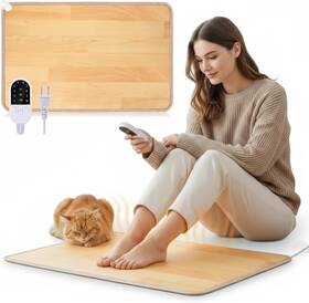 Vihose Anb-vihose-5613 Pvc 110v Heated Floor Mat Heater For Foot Carbon 31.5 X 20 Inch Brown