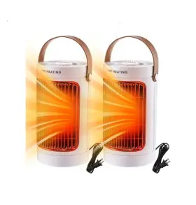 B0dlp35hg1 Vihose 2 Pcs 1200w Portable Space Heaters For Indoor Use In 1 Fan And Heater Combo