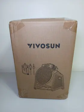 Eh-0001gr Vivosun 1500w Greenhouse Heater Thermostat 3 Modes Indoor/outdoor Safe