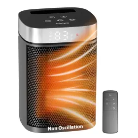 B0f196vyvp Vocrs 1500w Portable Ptc Electric Space Heater Fan Remote Timer Eco Mode