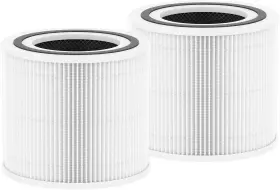 300-filter Voopnu 2 Packs True Hepa Filter H13 Air Replacement Compatible With White
