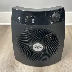 1500w Vornado Avh4 Whole Room Electric Space Heater Portable Black Vortex Tested
