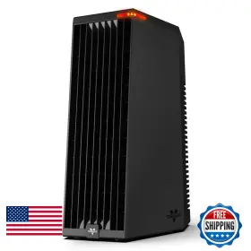 B0fnnk5v5t Vornado Rise 12h 2025 Small Room Personal Tower Heater 2 Heat Settings Advanced