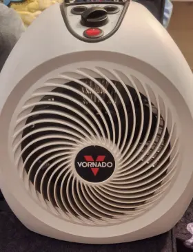 Eh1-0096-43 Vornado Vh2 1500w Whole Room Vortex Heat Circulation Light Grey