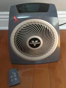 Eh1-0097-85 Vornado Whole Room Heater And Fan / Remote Control Auto Temp