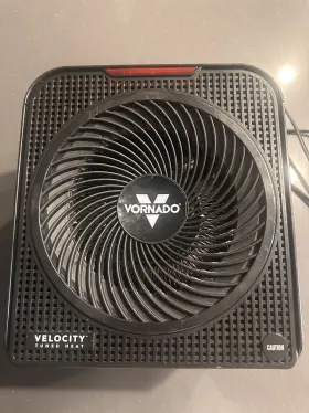 Eh1-0159-06 Vornado Velocity 3 Whole Room 1500-watt Electric Space Fan Heater Tested