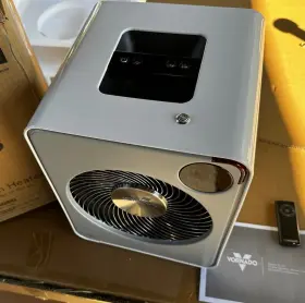 Eh1-0194-43 Vornado Vmhi500 Whole Room Metal Space Heater Digital Thermostat Remote
