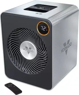 Eh1-0195-83 Vornado Vmhi600 Whole Room Metal Space Heater Digital Thermostat 1500w Remote