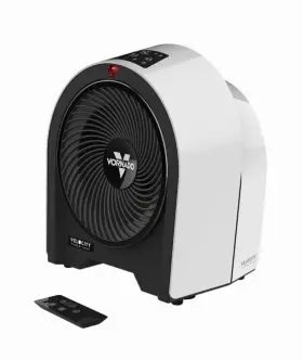 Eh1-0238-43 Vornado Velocity 5r Whole Room Heater 1500w Auto Climate Remote